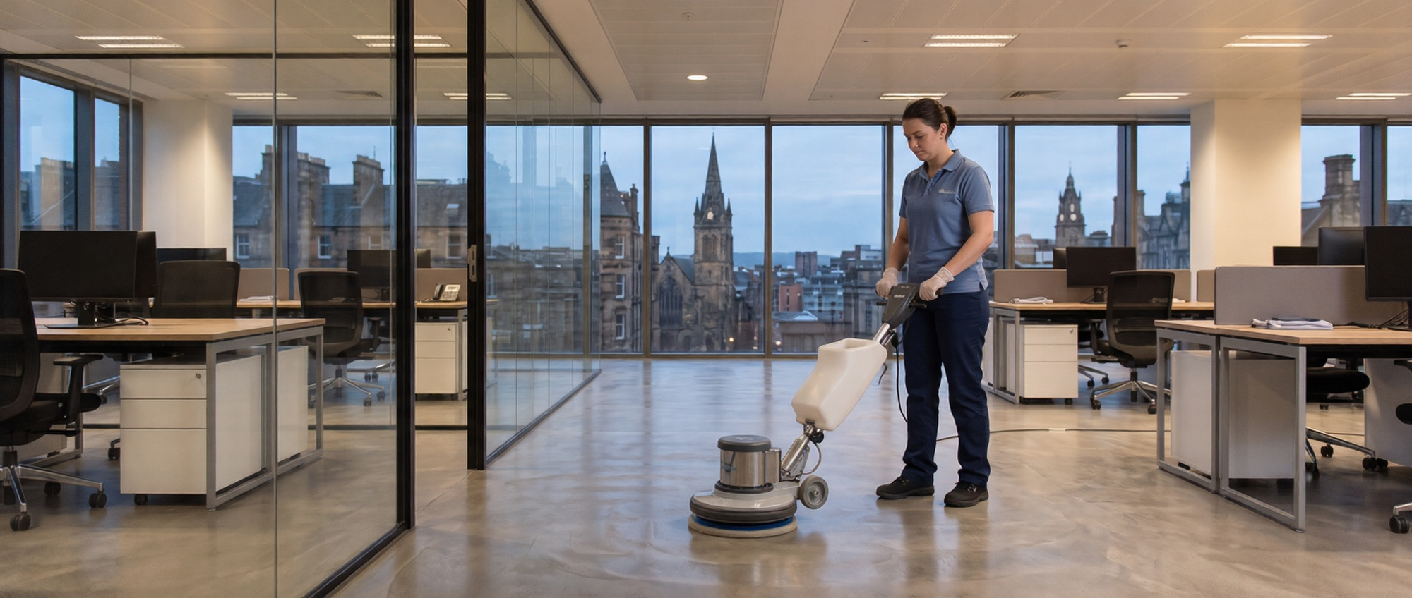 SparkleClean - Commercial Office Showcase
